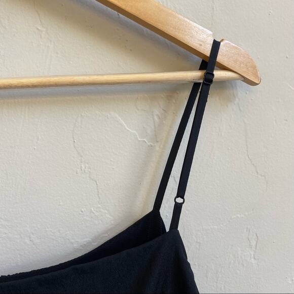 Aqua Black Sleeveless Little Black Dress Large - Picture 4 of 5